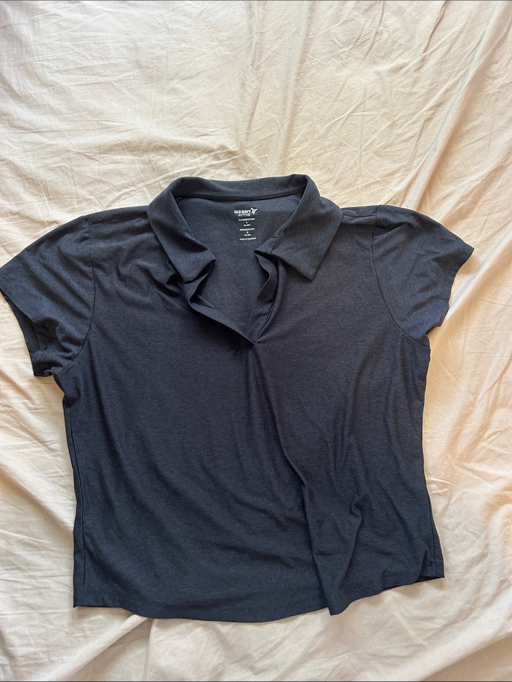 Old Navy grey Short-Sleeve Collared Tee